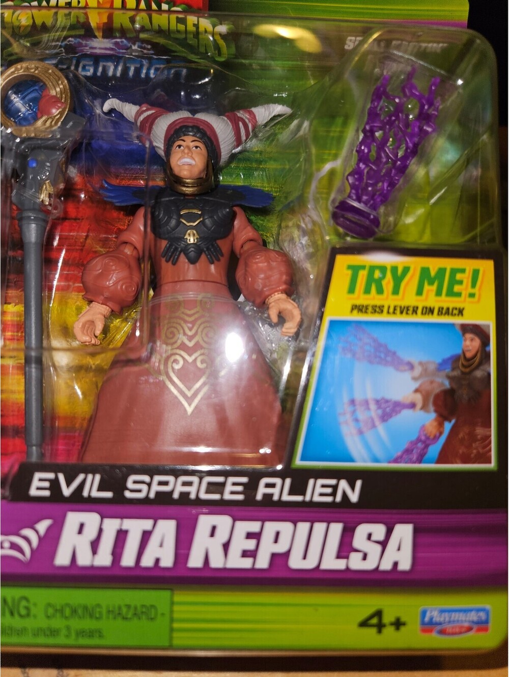Mighty Morphin Power Rangers Re-Ignition Rita Repulsa Action Figure - Picture 5 of 8